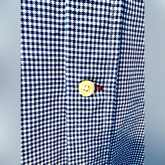 Cremieux short sleeve blue and white shirt xl - Picture 4 of 4